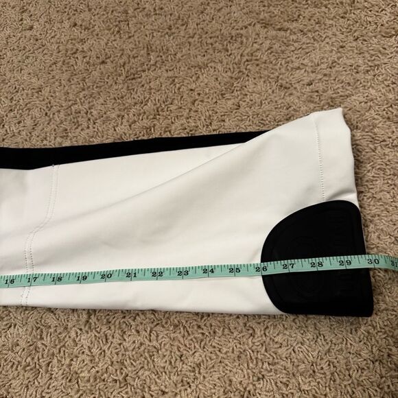 GOLDBERGH WOMEN'S HIGH END SALOPETTE SKI PANTS BIB WHITE BLACK US 10 - Picture 5 of 7